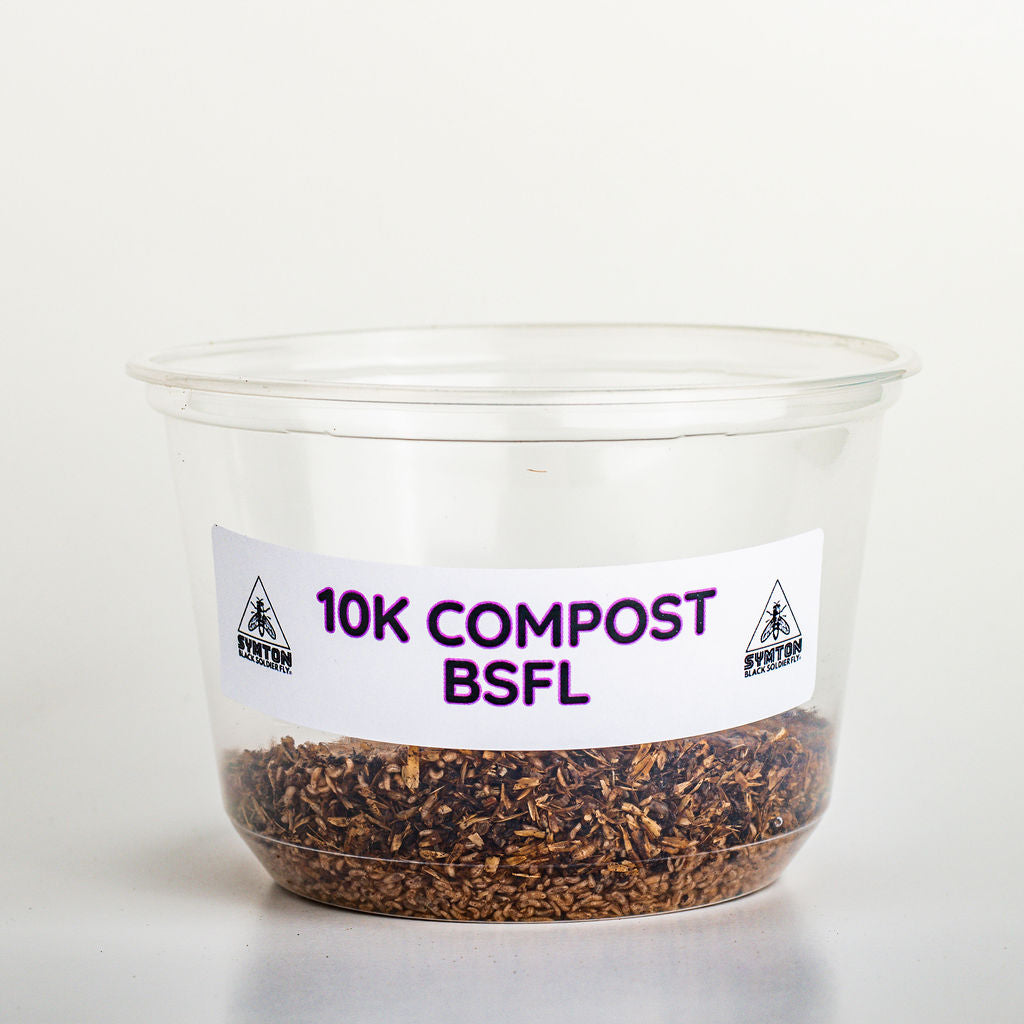 Compost-Grade Black Soldier Fly Larvae