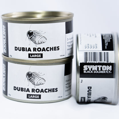 Canned Dubia Roaches