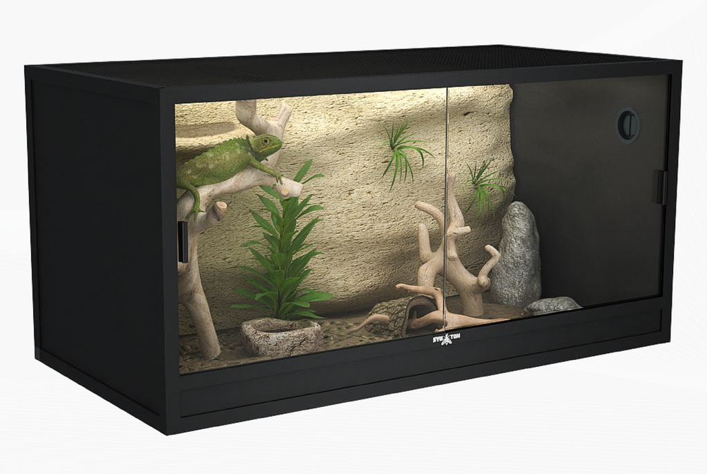 120 Gallon Reptile Enclosure (4’x2’x2’) – Symton® Black Soldier Fly